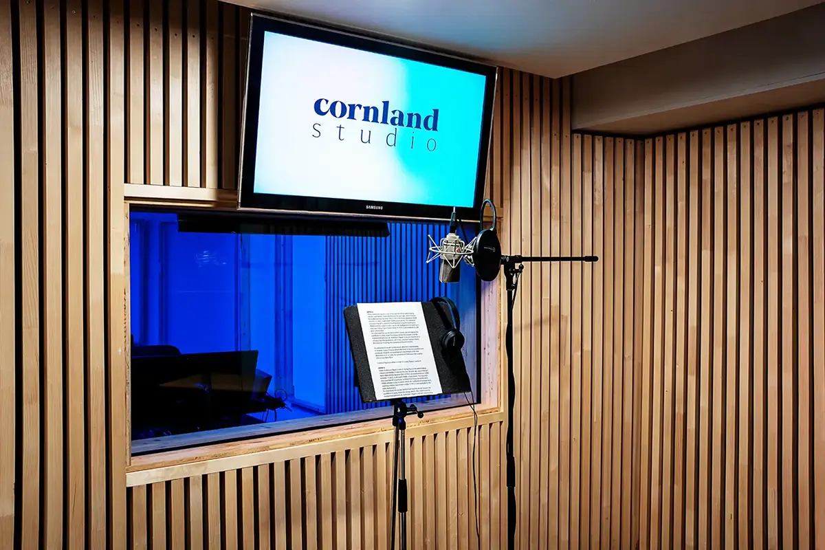 Cornland Studio - Cabine d'enregistrement son